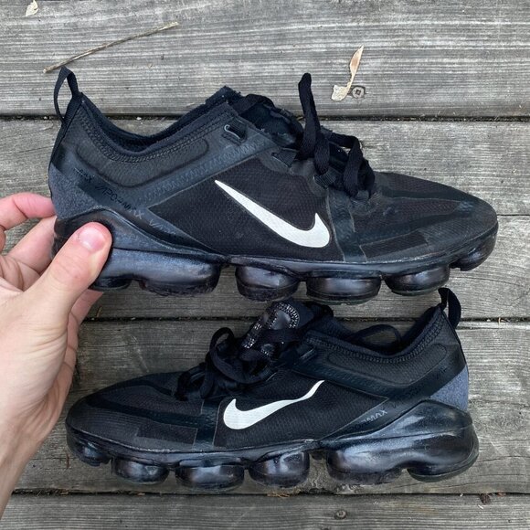 2019 Nike Air VaporMax Ghost Black Size 8 - Picture 6 of 10